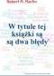 W tytule tej książki są są dwa błędy : katalog zagadek, problemów i paradoksów filozoficznych