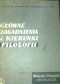 Główne zagadnienia i kierunki filozofii, część II-Ontologia