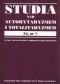 Studia nad autorytaryzmem i totalitaryzmem 34, nr.1