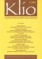 Klio. Czasopismo poświęcone dziejom Polski i powszechnym 1/2001
