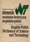 Słownik naukowo-techniczny angielsko-polski