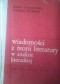 Wiadomości z teorii literatury w analizie literackiej.