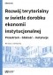 Rozwój terytorialny w świetle dorobku ekonomii instytucjonalnej. Przestrzeń – bliskość – instytucje
