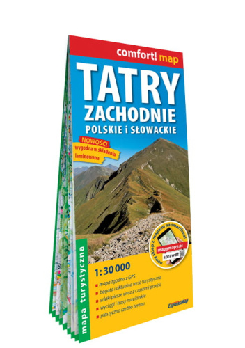 Tatry Zachodnie Polskie I S Owackie Laminowana Mapa Turystyczna