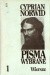 Pisma wybrane. T. 1. Wiersze