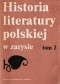 Historia literatury polskiej w zarysie, tom 2