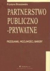 Okładka książki Partnerstwo publiczno-prywatne Krystyna Brzozowska