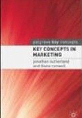 Okładka książki Key Concepts in Marketing Jonathan Sutherland