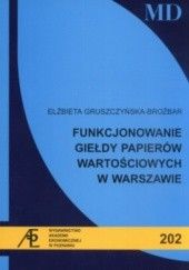 Funkcjonowanie giełdy papierów wartościowych w Warszawie