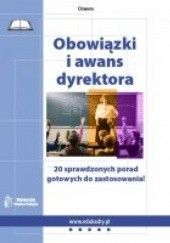 Okładka książki Obowiązki i awans dyrektora Elżbieta Wysokińska
