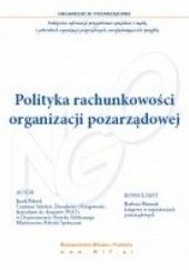Okładka książki Polityka rachunkowości organizacji pozarządowej Jacek Paluch