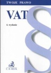 Okładka książki VAT /Twoje prawo Aneta Flisek