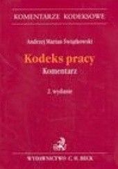 Okładka książki Kodeks pracy. Komentarz Andrzej Marian Świątkowski