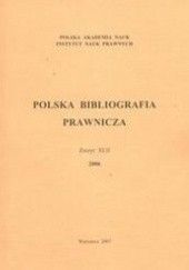Polska Bibliografia Prawnicza zeszyt XLII 2006