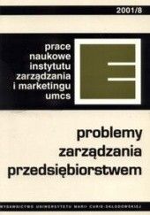 Okładka książki Problemy zarządzania przedsiębiorstwem.Prace Naukowe Instyt Genowefa Sobczyk