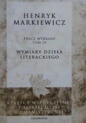 Okładka książki Wymiary dzieła literackiego Henryk Markiewicz