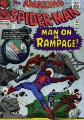 Okładka książki Amazing Spider-Man - #032 - Man On a Rampage! Steve Ditko, Stan Lee