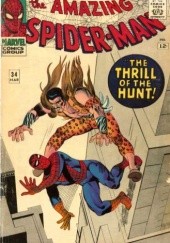 Okładka książki Amazing Spider-Man - #034 - The Thrill of the Hunt! Steve Ditko, Stan Lee