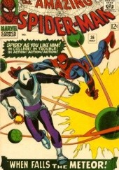 Okładka książki Amazing Spider-Man - #036 - When Falls the Meteor! Steve Ditko, Stan Lee