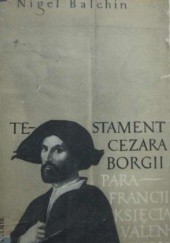 Okładka książki Testament Cezara Borgii Nigel Balchin