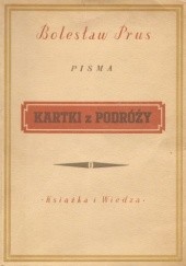 Okładka książki Kartki z podróży t. I Bolesław Prus