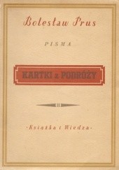 Okładka książki Kartki z podróży t. II Bolesław Prus