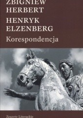 Okładka książki Korespondencja Henryk Elzenberg, Zbigniew Herbert