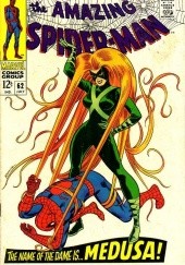 Okładka książki Amazing Spider-Man - #062 - Make Way For... Medusa! Mickey Demeo, Don Heck, Stan Lee, John Romita Sr.