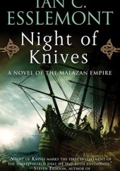 Okładka książki Night of Knives Ian Cameron Esslemont