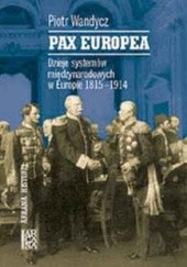 Okładka książki Pax Europea Piotr Wandycz