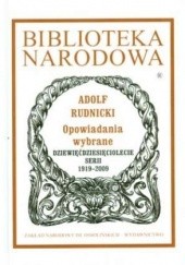 Okładka książki Opowiadania wybrane Adolf Rudnicki