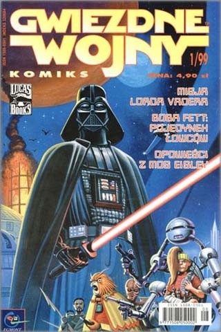 Okładki książek z cyklu Gwiezdne Wojny Komiks