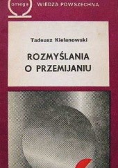 Okładka książki Rozmyślania o przemijaniu Tadeusz Kielanowski