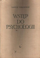 Okładka książki Wstęp do psychologii Tadeusz Tomaszewski
