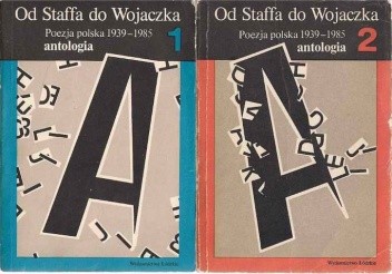 Okładka książki Od Staffa do Wojaczka. Poezja polska 1939-1985 Bohdan Drozdowski, Bohdan Urbankowski, praca zbiorowa