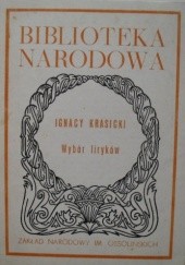 Okładka książki Wybór liryków Ignacy Krasicki