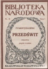 Okładka książki Przedświt Zygmunt Krasiński