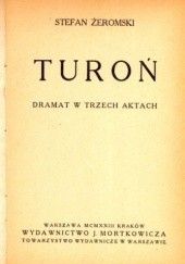 Okładka książki Turoń Stefan Żeromski