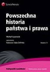 Okładka książki Powszechna historia państwa i prawa Michał Sczaniecki