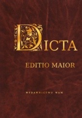 Okładka książki Dicta. Editio Maior Czesław Michalunio SJ