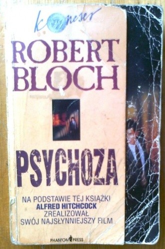 Okładki książek z cyklu Psychoza