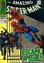 Okładka książki Amazing Spider-Man - #065 - The Impossible Escape! Stan Lee, Jim Mooney, John Romita Sr.