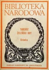 Okładka książki Słówka Tadeusz Boy-Żeleński