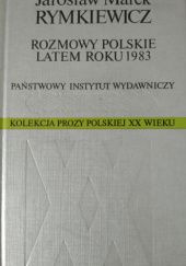 Okładka książki Rozmowy polskie w latach 1995-2008 Jarosław Marek Rymkiewicz