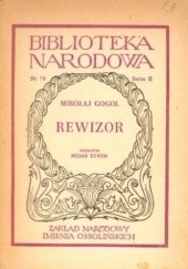 Okładka książki Rewizor Mikołaj Gogol