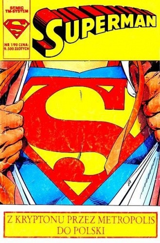 Okładki książek z cyklu Superman