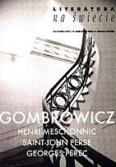 Okładka książki Literatura na Świecie nr 4/2001 (357) Witold Gombrowicz, Georges Perec, Redakcja pisma Literatura na Świecie