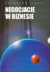 Okładka książki Negocjacje w biznesie Zbigniew Nęcki