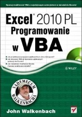 Okładka książki Excel 2010 PL. Programowanie w VBA John Walkenbach