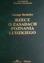 Okładka książki Rzecz o zasadach poznania ludzkiego George Berkeley